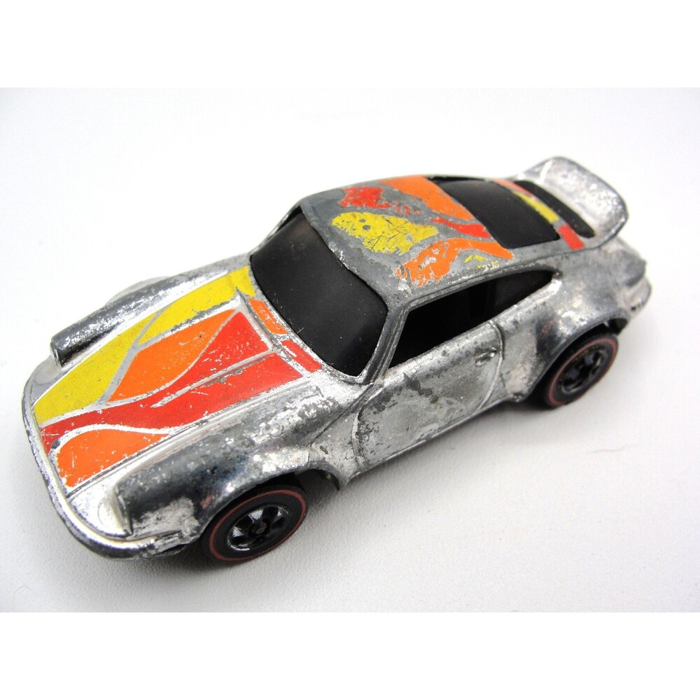 VINTAGE 1974 Hot Wheels Redline PORSCHE P-911 Carrera Super Chrome Diecast Car